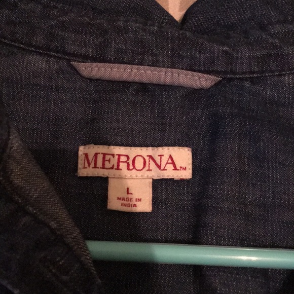 Denim shirt size large - Picture 2 of 2